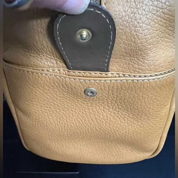 Loewe Anagram Leather Handbag w/ Brown Leather Straps - Vintage - Picture 8 of 16